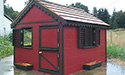 Barn red playhouse